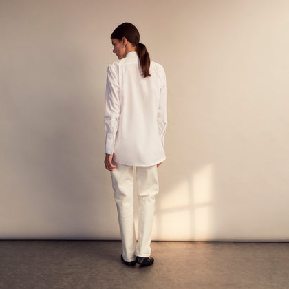 Turnbull and The Deck White Cotton Minimalist Shirt Image 4