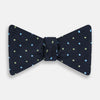View 1 of product Lime Green and Sky Blue Spot Silk Bow Tie