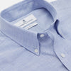 View 2 of product Mid-Blue Chambray Weekend Fit Shirt with Dorset Collar and 1-Button Cuffs