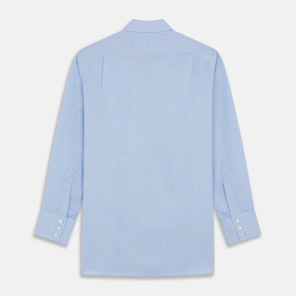 Yellow and Blue Prince of Wales Check Mayfair Shirt Image 4