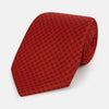 View 1 of product Red Lattice-Patterned Printed Silk Tie