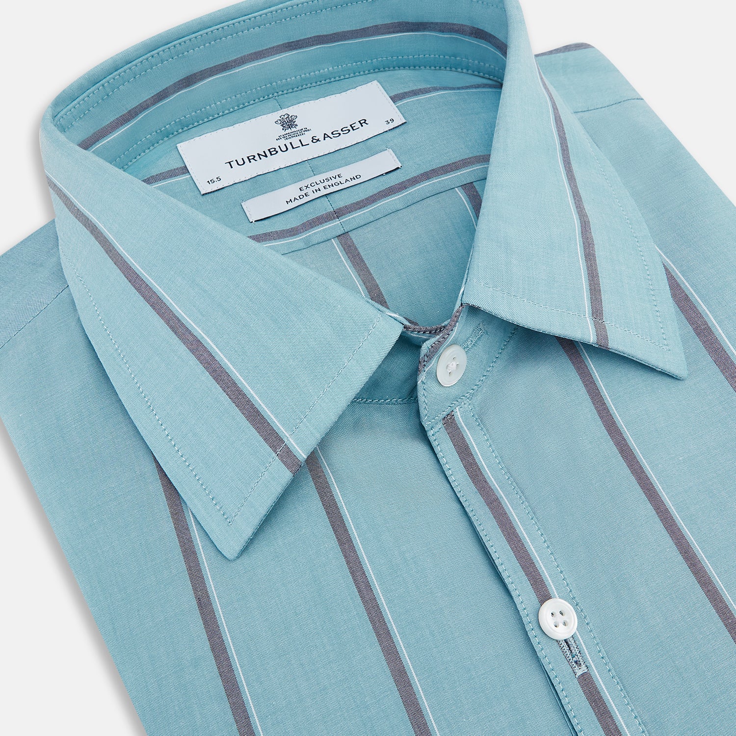 View 2 of product Cendre Blue Track Stripe Westminster Shirt