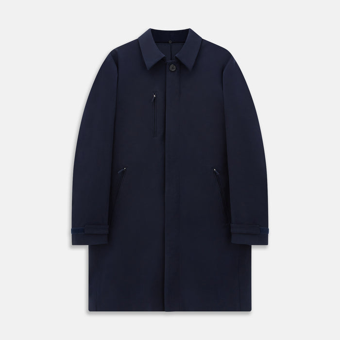 Navy John Arthur Trench Coat