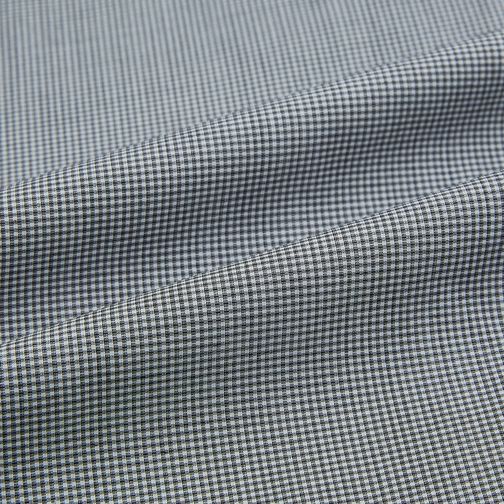 Grey and White Micro Check Westminster Shirt