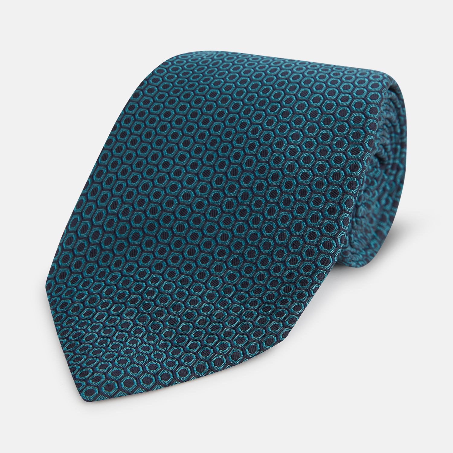 View 1 of product Turquoise Micro Hexagon Tie