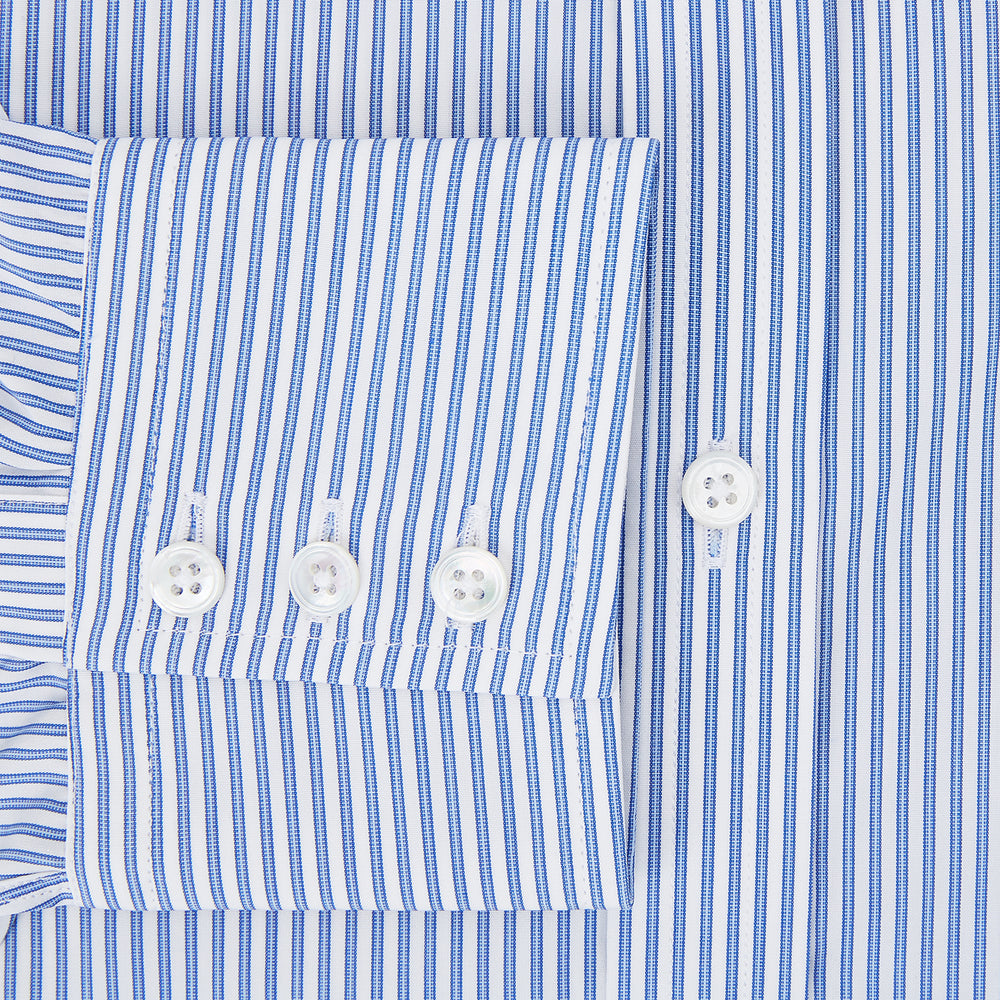 Sky Blue Halo Stripe Mayfair Shirt