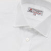 View 5 of product Two-Fold 200 White Cotton Shirt with Regent Collar and 3-Button Cuffs