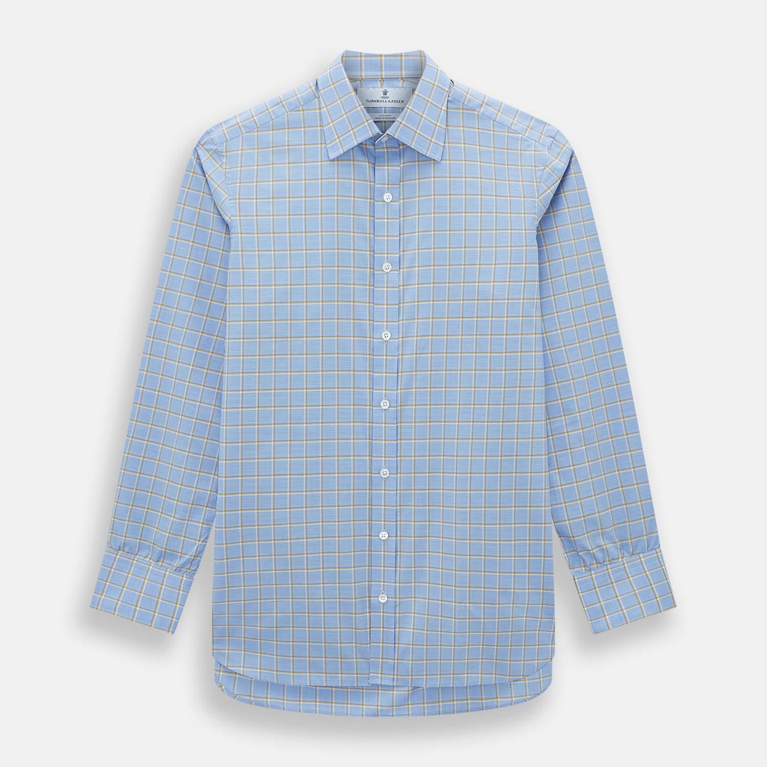 View 1 of product Blue and Yellow Windowpane Mayfair Shirt