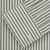 View 5 of product Green Stripe Weekend Fit Shirt with Derby Collar and 1-Button Cuffs