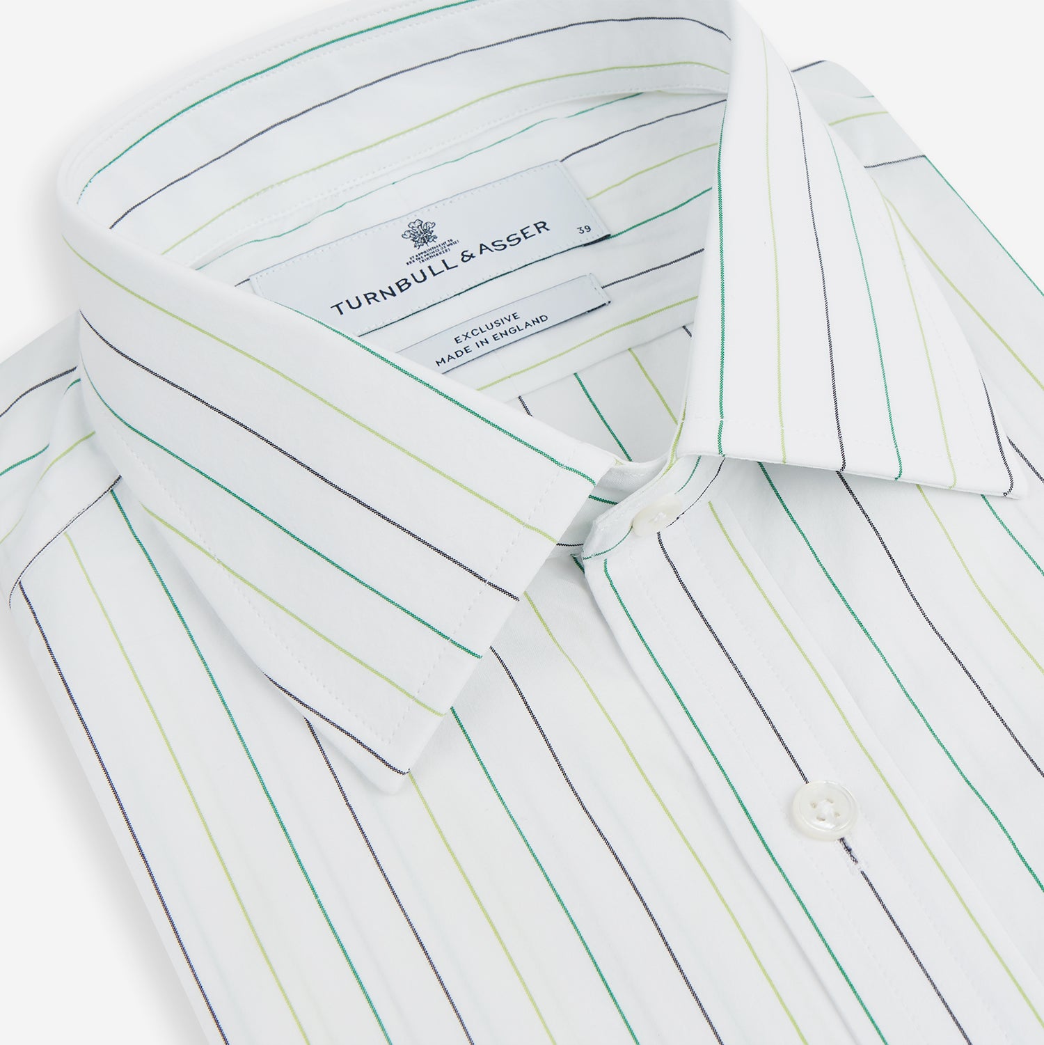 View 2 of product Green Wide Pinstripe Mayfair Shirt
