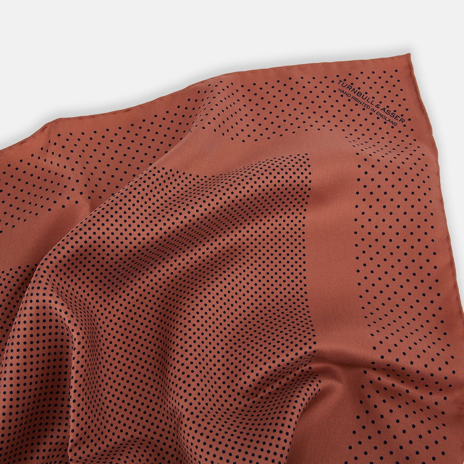 View 2 of product Blush Dot Silk Pocket Square