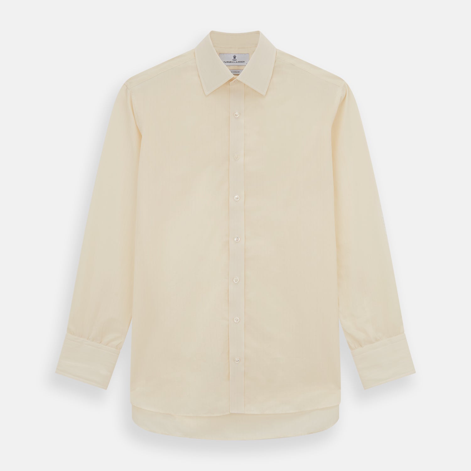 View 1 of product Cream Fine Pencil Stripe Mayfair Shirt
