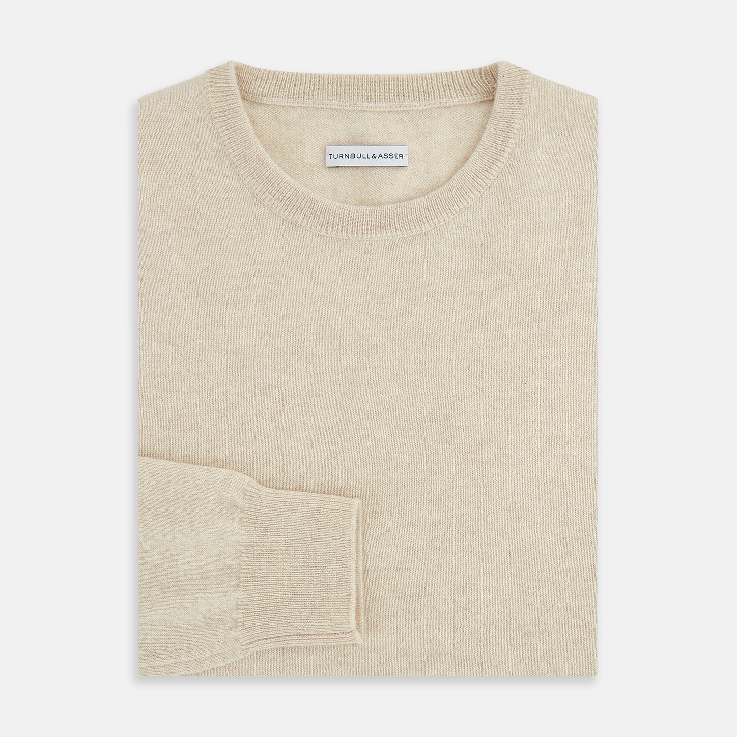 Cream Cashmere Round Neck Jumper