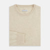 Cream Cashmere Round Neck Jumper