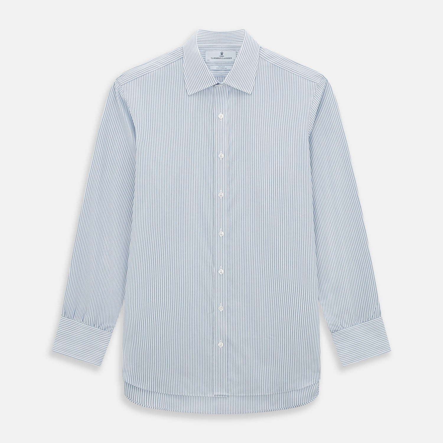 View 1 of product Sky Blue Shadow Pinstripe Mayfair Shirt