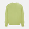 View 3 of product Melon Green Merino V-Neck Jumper