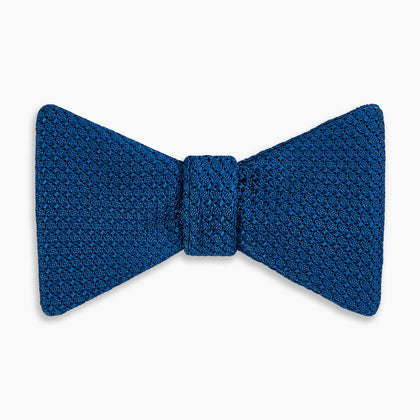 Azzurro Grenadine Silk Bow Tie Image 3