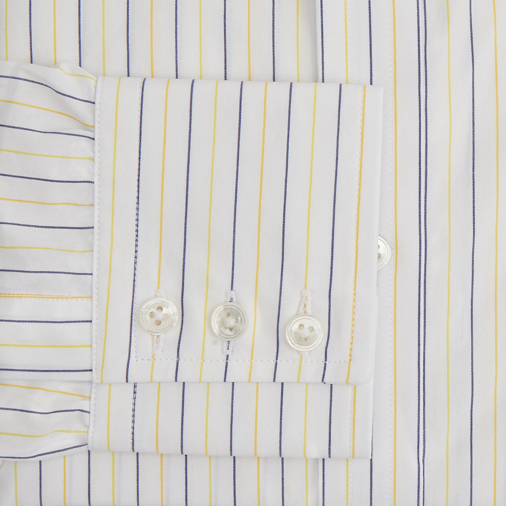 Yellow Double Pinstripe Mayfair Shirt