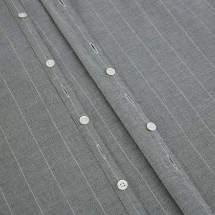 Grey Wide Stripe Westminster Shirt Image 6