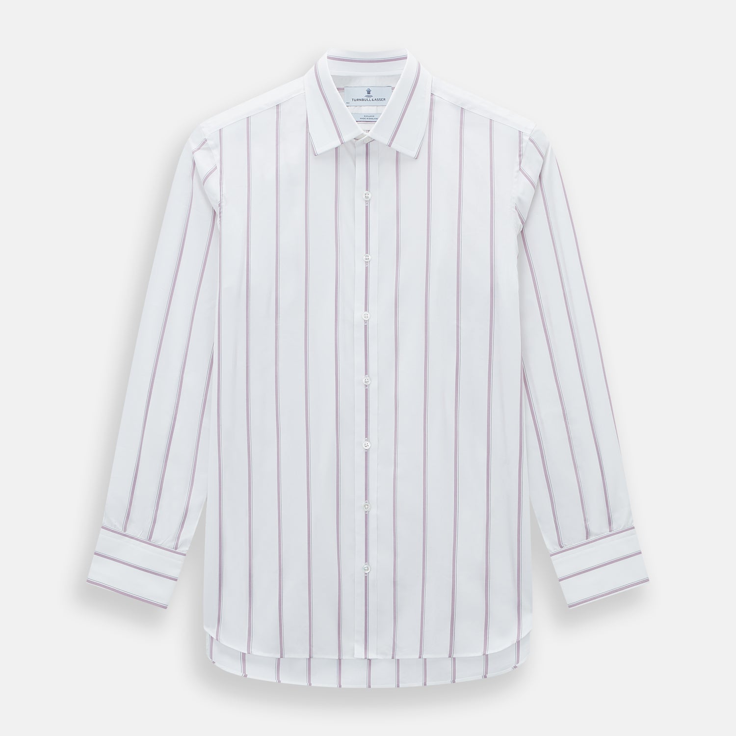 View 1 of product Antique Pink Track Stripe Mayfair Shirt