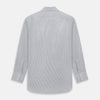 View 3 of product Midnight Blue Micro  Tattersall Check Mayfair Shirt