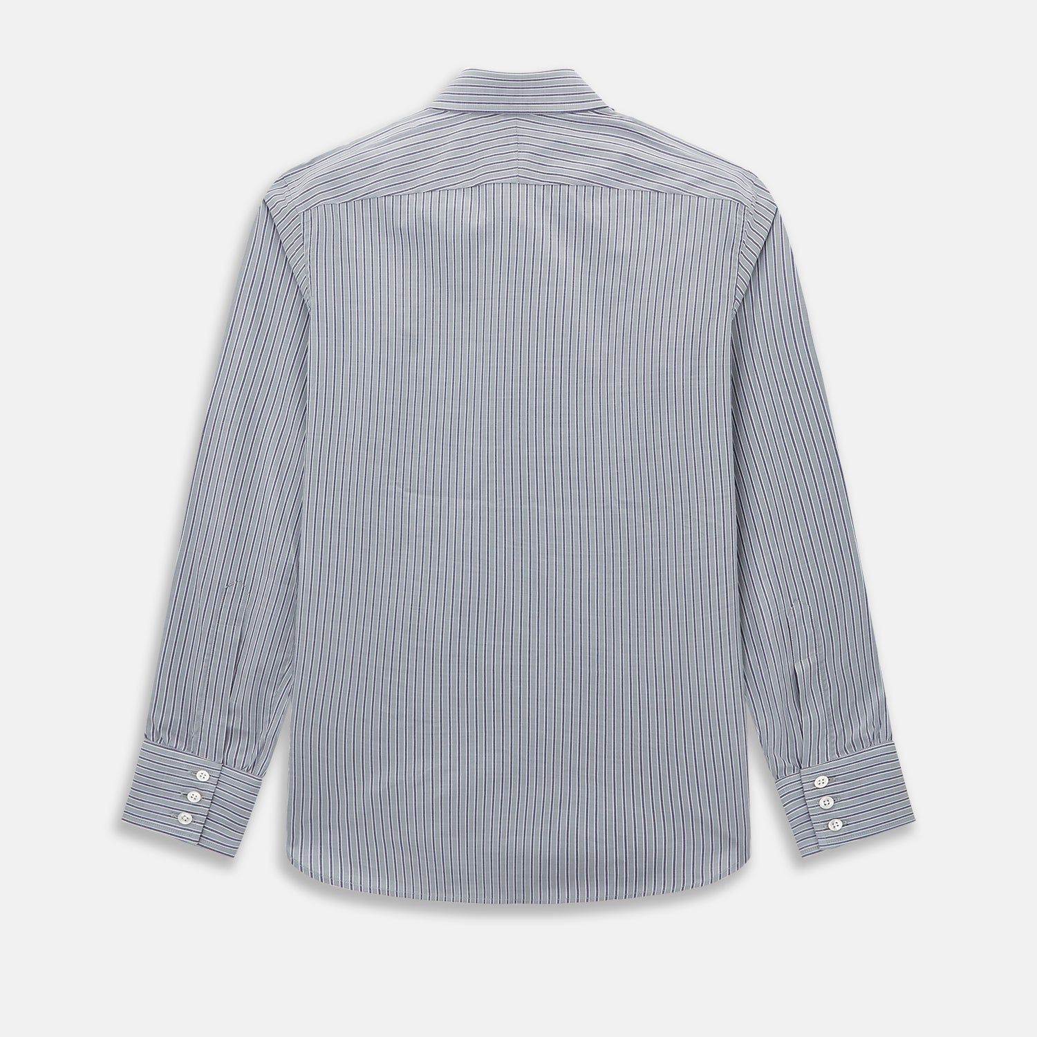 View 3 of product Grey Ticking Stripe Westminster Shirt