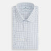 View 5 of product Blue Overlay Grid Check Mayfair Shirt