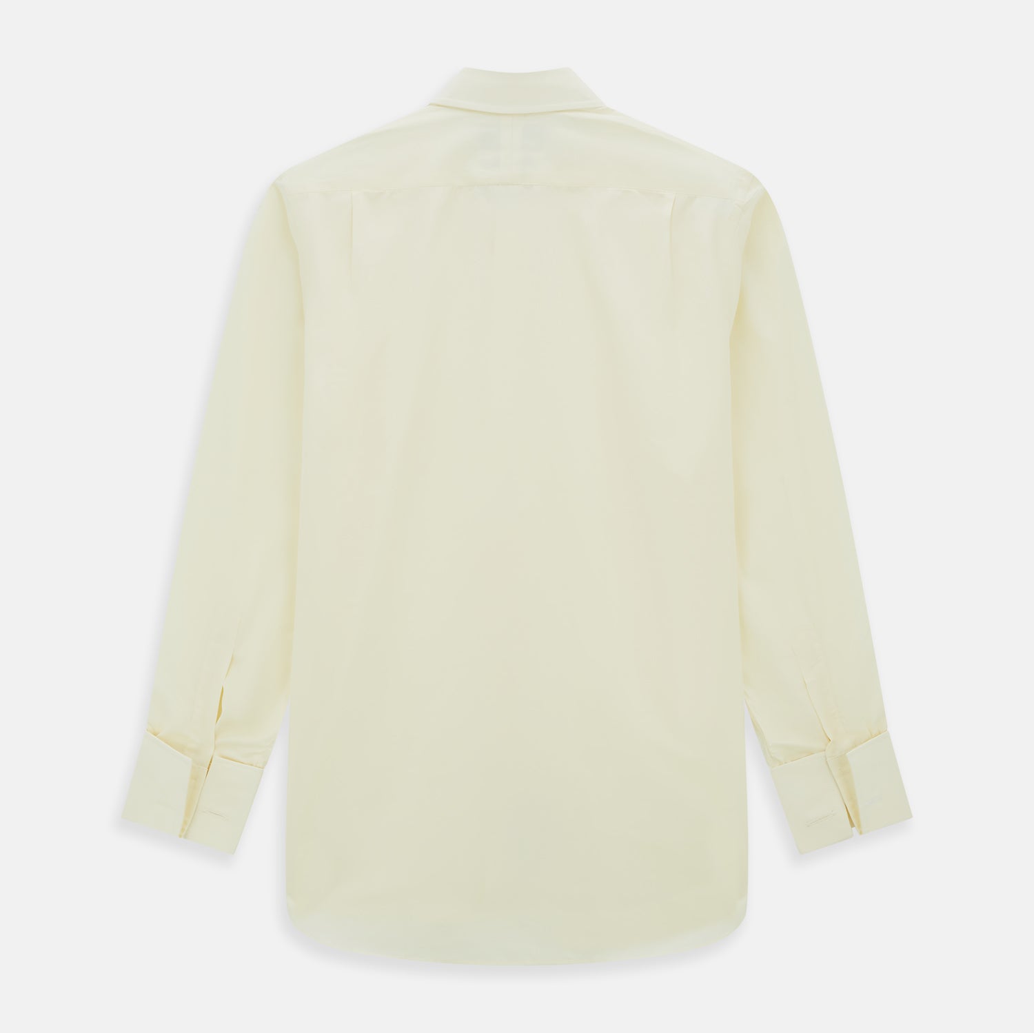 View 5 of product Cream Cotton Shirt with T&A Collar and Double Cuffs