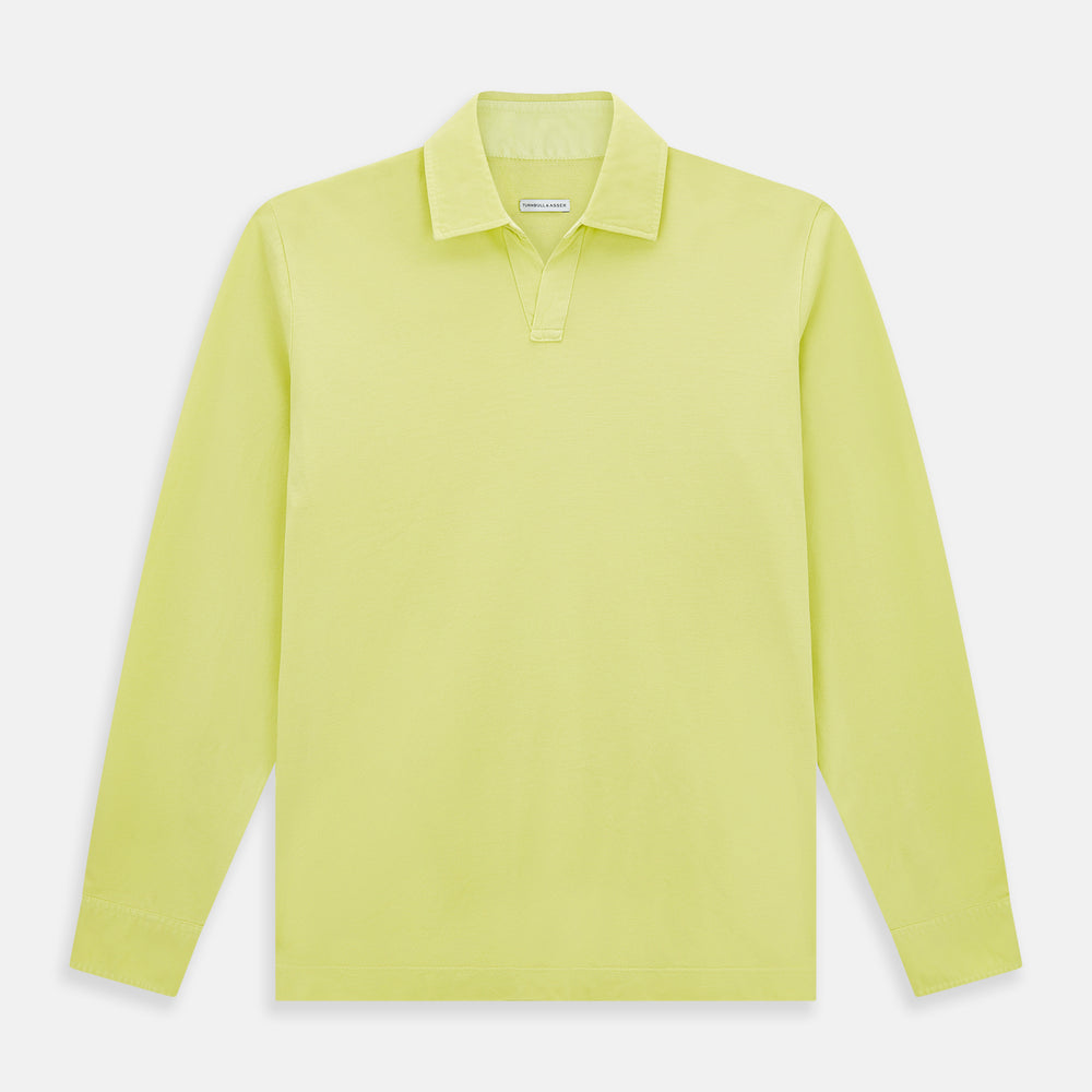 Lime Green Rugby Polo Shirt