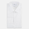 View 5 of product Navy Blue  Hairline Multi Stripe Mayfair Shirt