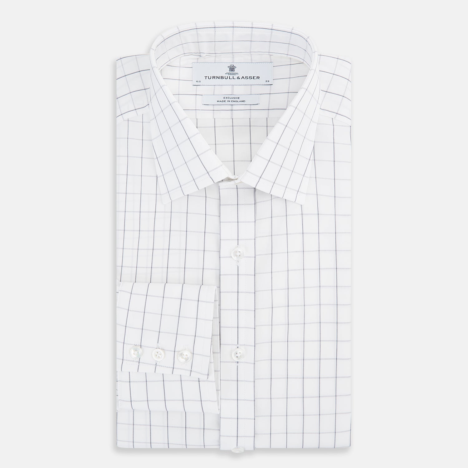 View 5 of product Navy Blue  Hairline Multi Stripe Mayfair Shirt