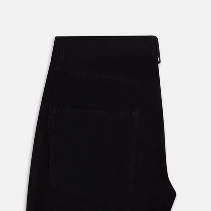 Navy Corduroy Charles Trousers Image 4