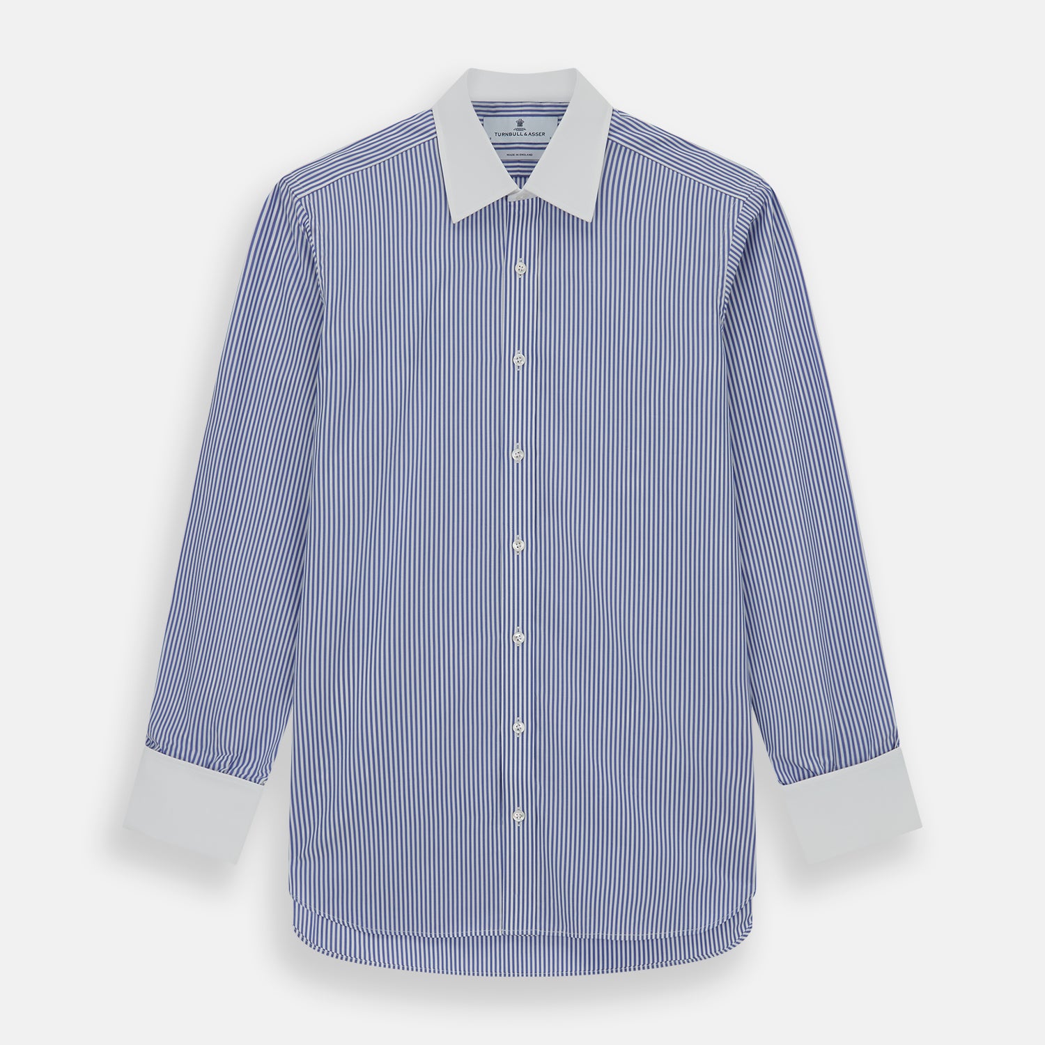 View 1 of product The Gekko Shirt with White Classic T&amp;A Collar and Double Cuffs