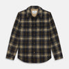 View 1 of product Navy and Beige Check Wool and Mohair Blend Somerset Overshirt