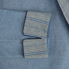 View 4 of product Blue Stripe Collar Cotton Twill Gown