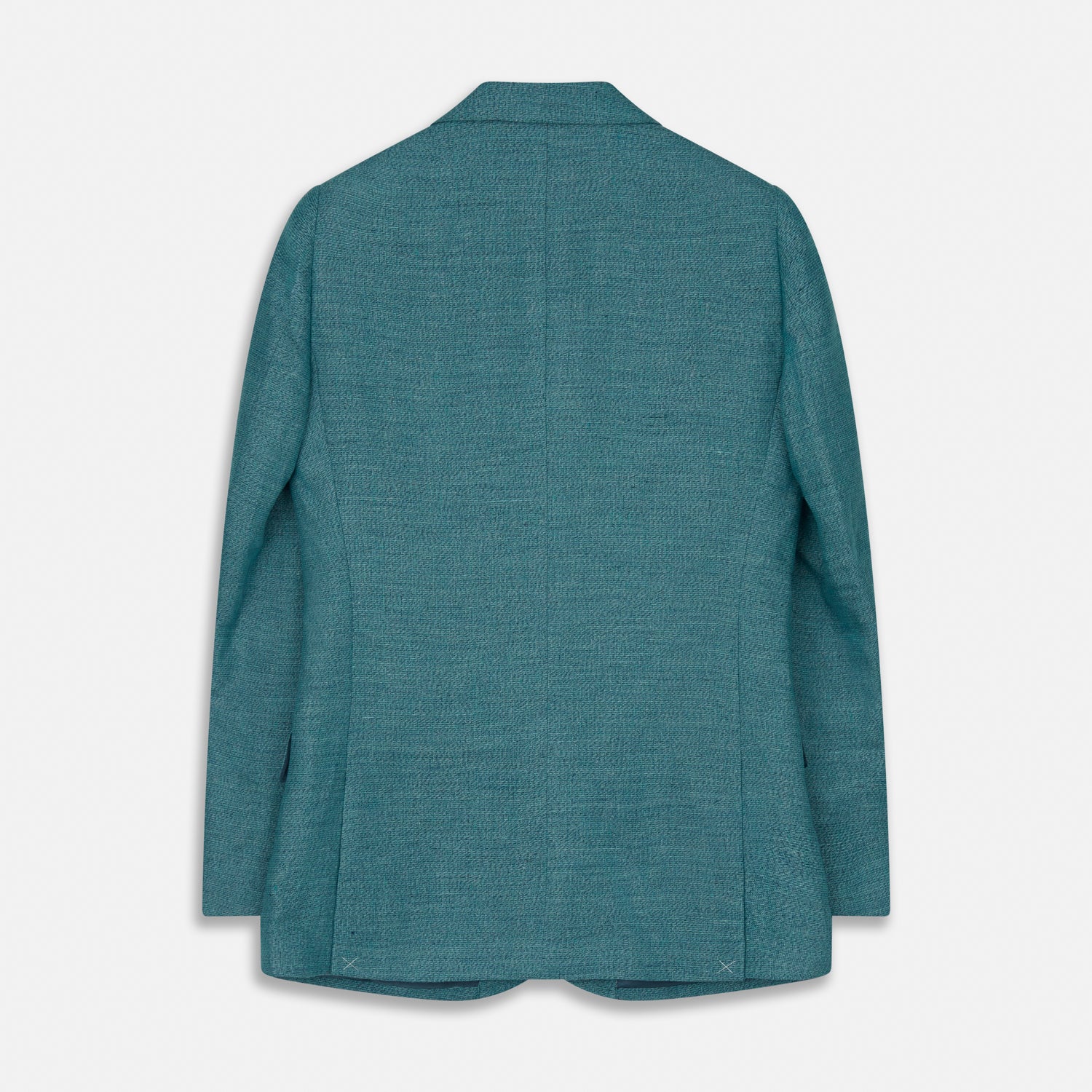 View 4 of product Teal Linen Barrington Blazer