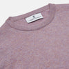 View 2 of product Lilac Heather Glenn Cashmere Crew Neck Jumper