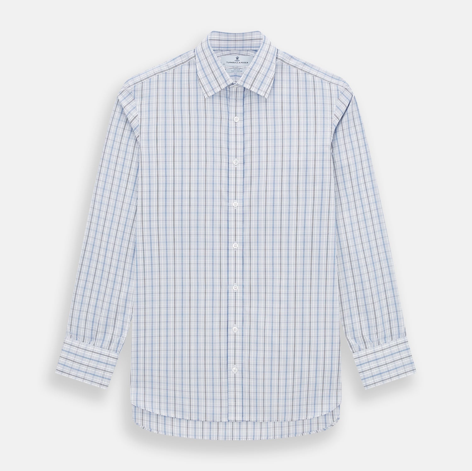 View 1 of product Blue and Navy Multi Check Mayfair Shirt