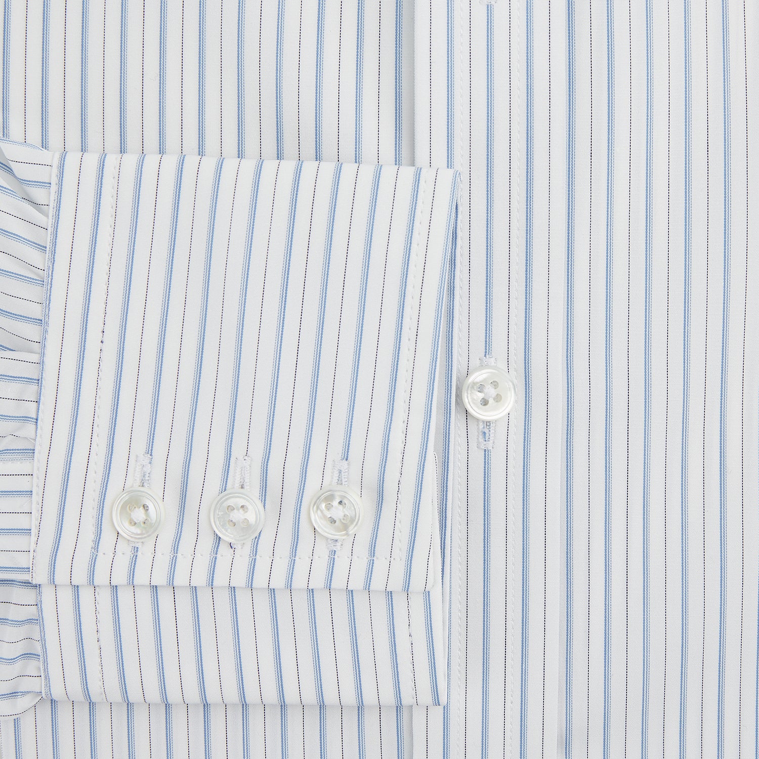 View 4 of product Sky Blue Combination Stripe Mayfair Shirt