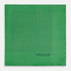 Hunter Green Stripe Silk Pocket Square