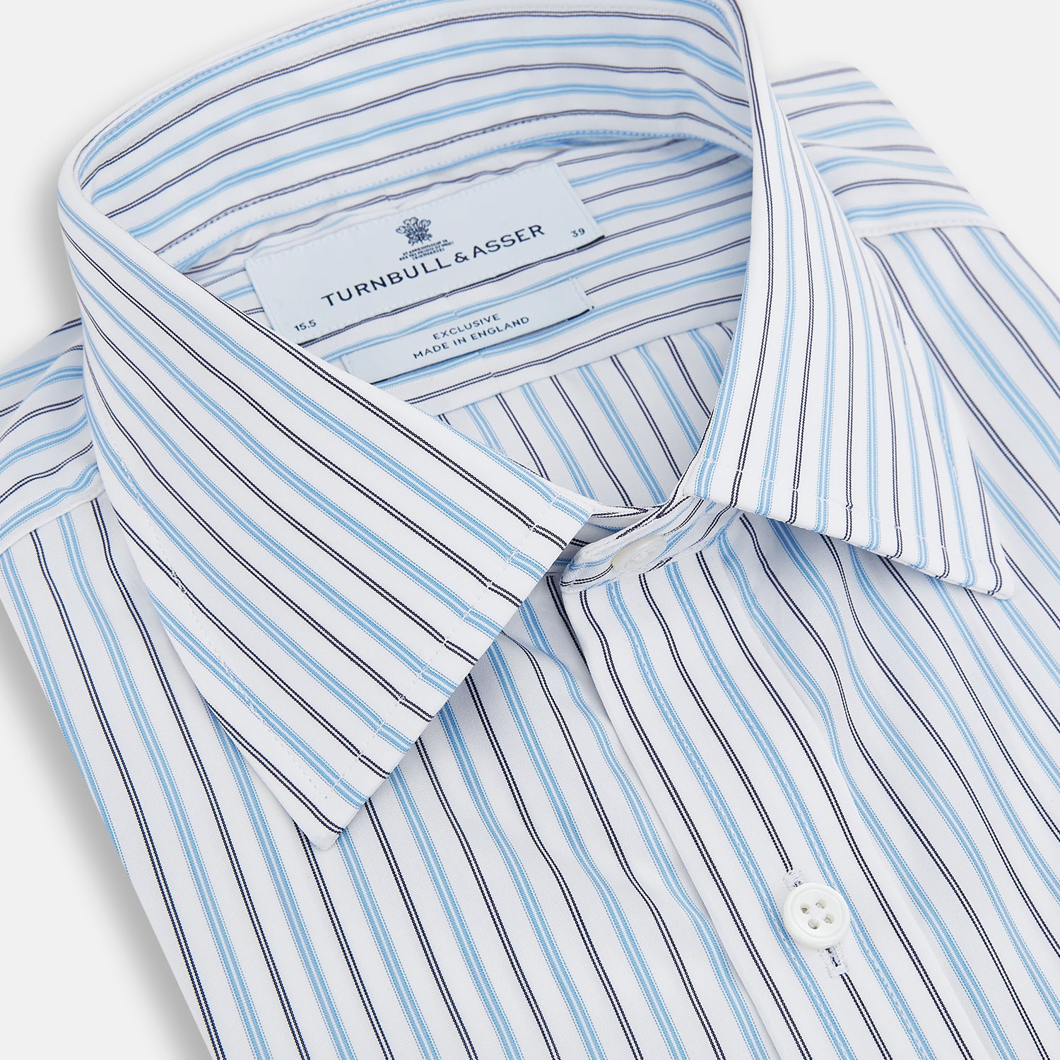 View 2 of product Blue Multi Halo Stripe Mayfair Shirt