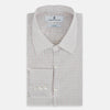 View 5 of product BURGUNDY AND GREEN DOUBLE GRID CHECK WESTMINSTER SHIRT