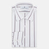View 5 of product Burgundy Track Stripe Mayfair Shirt