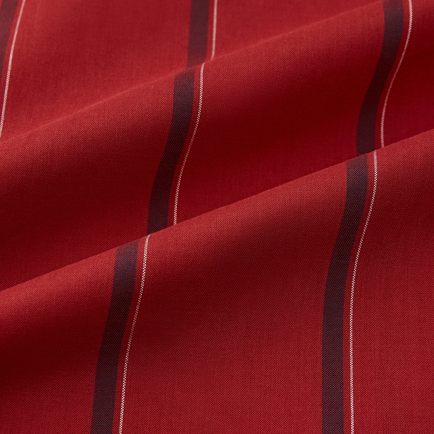 View 6 of product Dark Red Track Stripe Shirt with Contrast T&A Collar and Cuffs