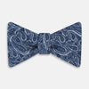 View 1 of product Pale Blue Paisley Silk Bow Tie