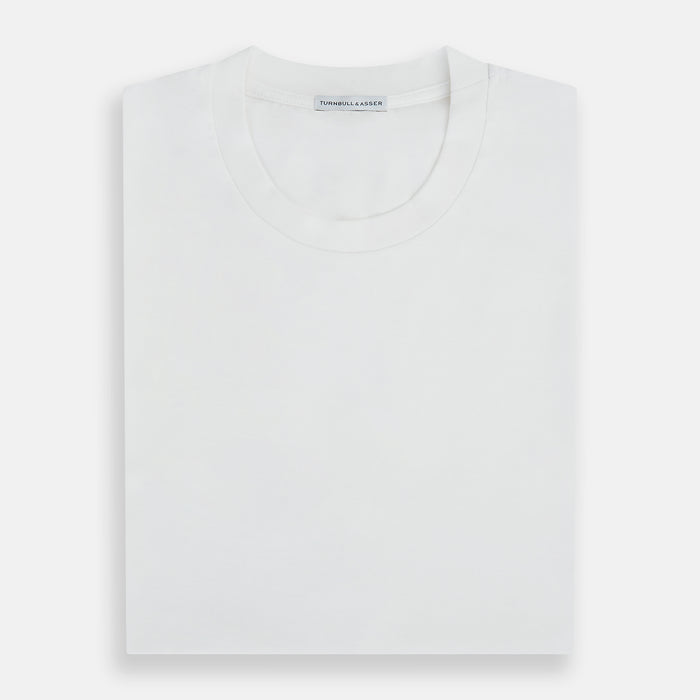 White Short-sleeve Fitted T-Shirt Image 4