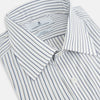 View 2 of product Brown and Blue Shadow Stripe Mayfair Shirt
