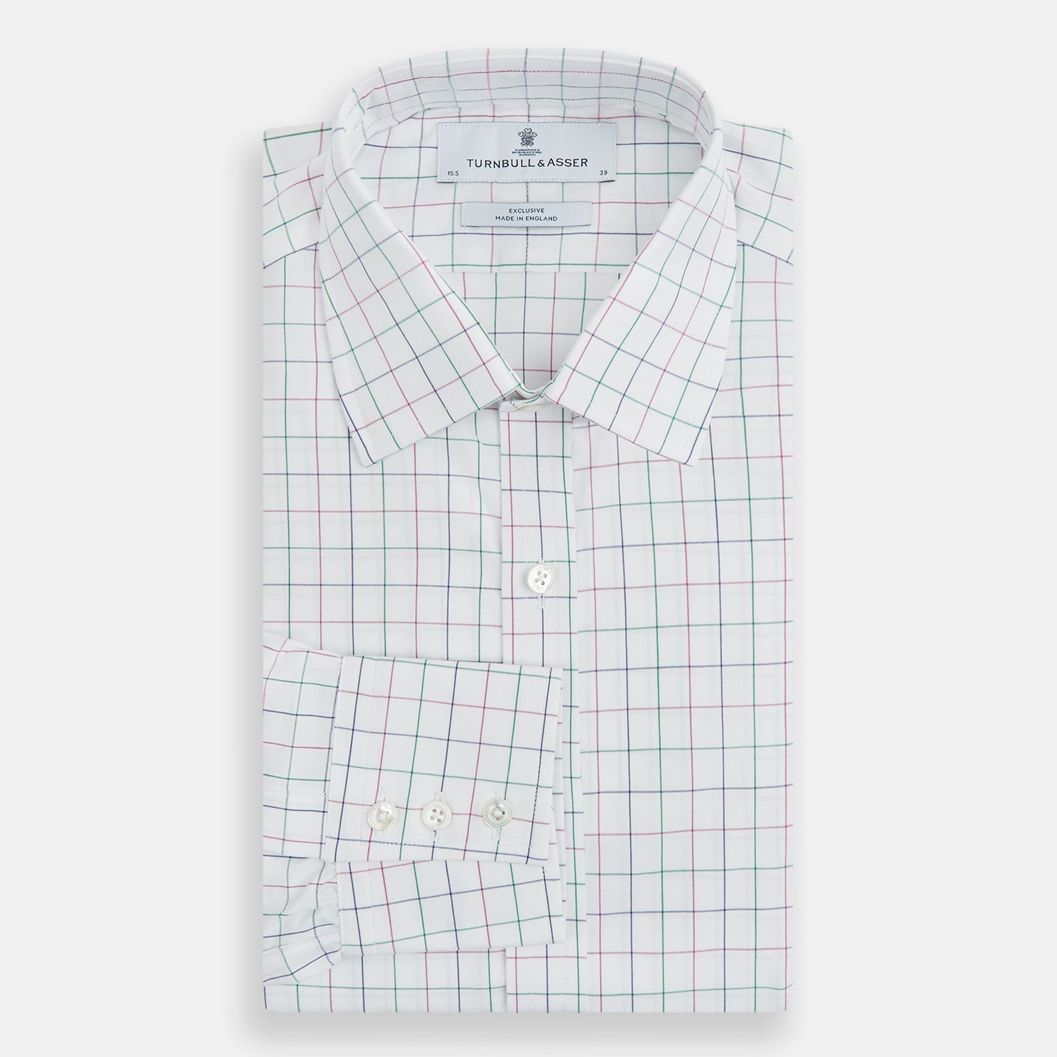 View 4 of product Pink Grid Check Mayfair Shirt