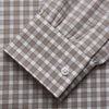 View 3 of product Grey and Peach Multi Check Cashmerello Weekend Fit Finch Shirt