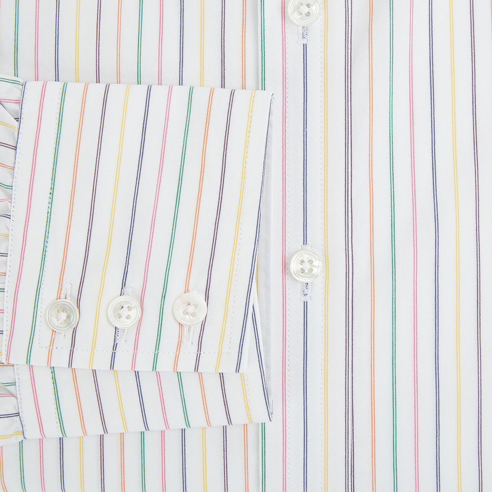 Rainbow Double Pinstripe Mayfair Shirt